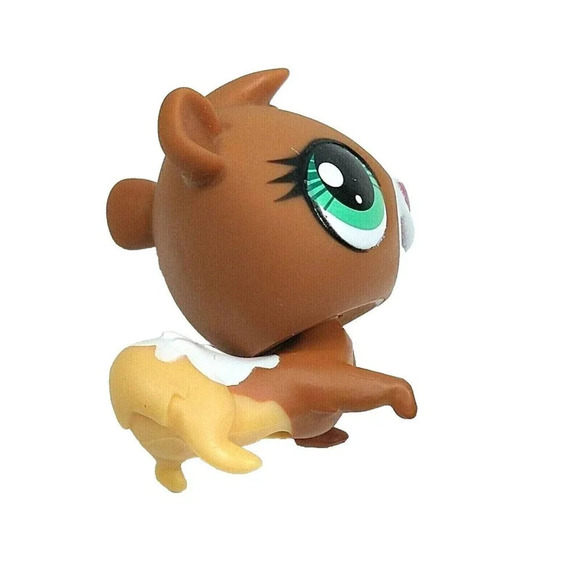 Lot of 5 Littlest Pet Shop LPS Hamster Monkey Chipmunk Mouse Dog Toy Mini Animal - Picture 10 of 16